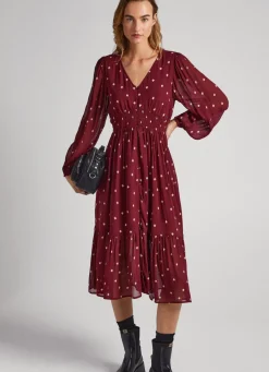Women Pepe Jeans Dot Print Dress