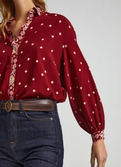 Women Pepe Jeans Dot Print Shirt