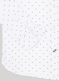 Boy Pepe Jeans Dotted Poplin Shirt