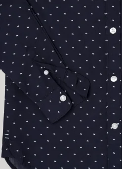 Boy Pepe Jeans Dotted Poplin Shirt