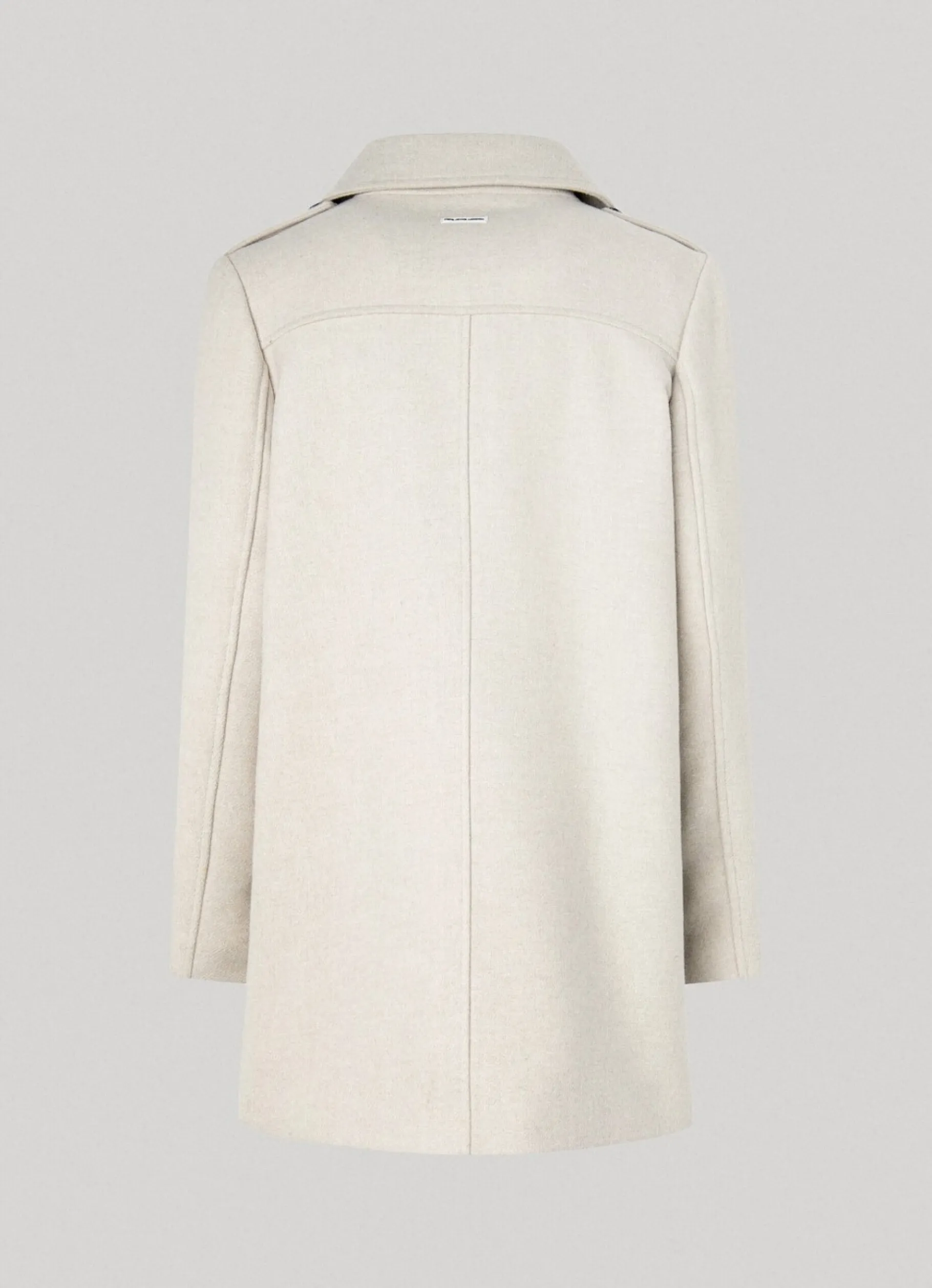 Women Pepe Jeans Double Breasted Wool Peacoat