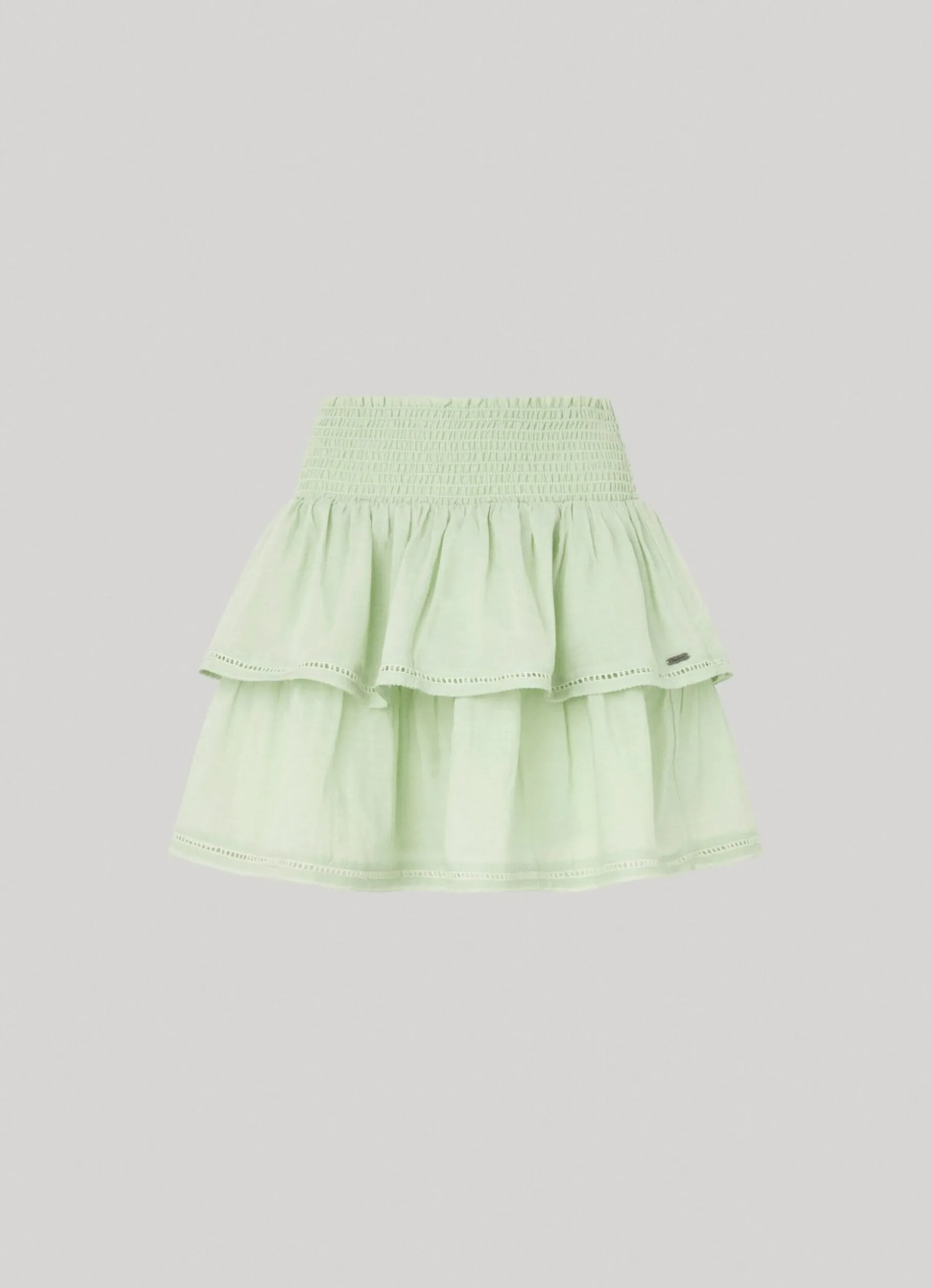 Women Pepe Jeans Double Ruffle Layer Skirt