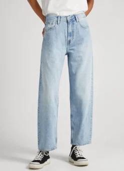Women Pepe Jeans Dover Relaxed Fit High-Rise Jeans