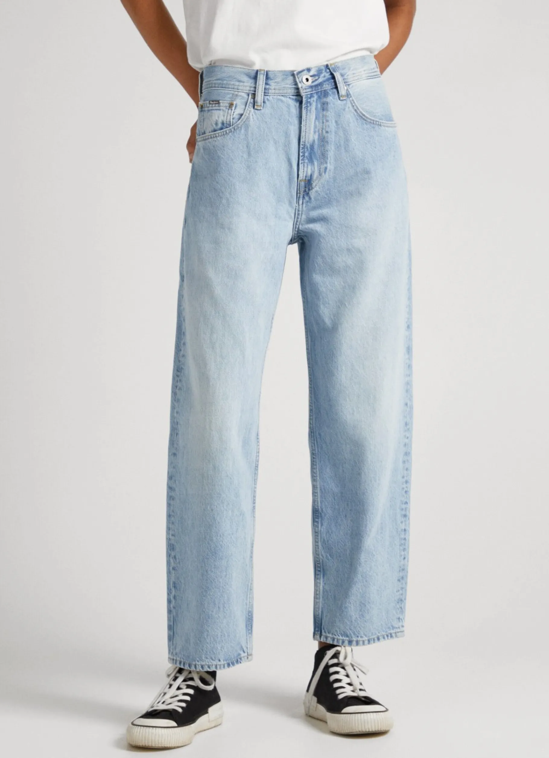 Women Pepe Jeans Dover Relaxed Fit High-Rise Jeans