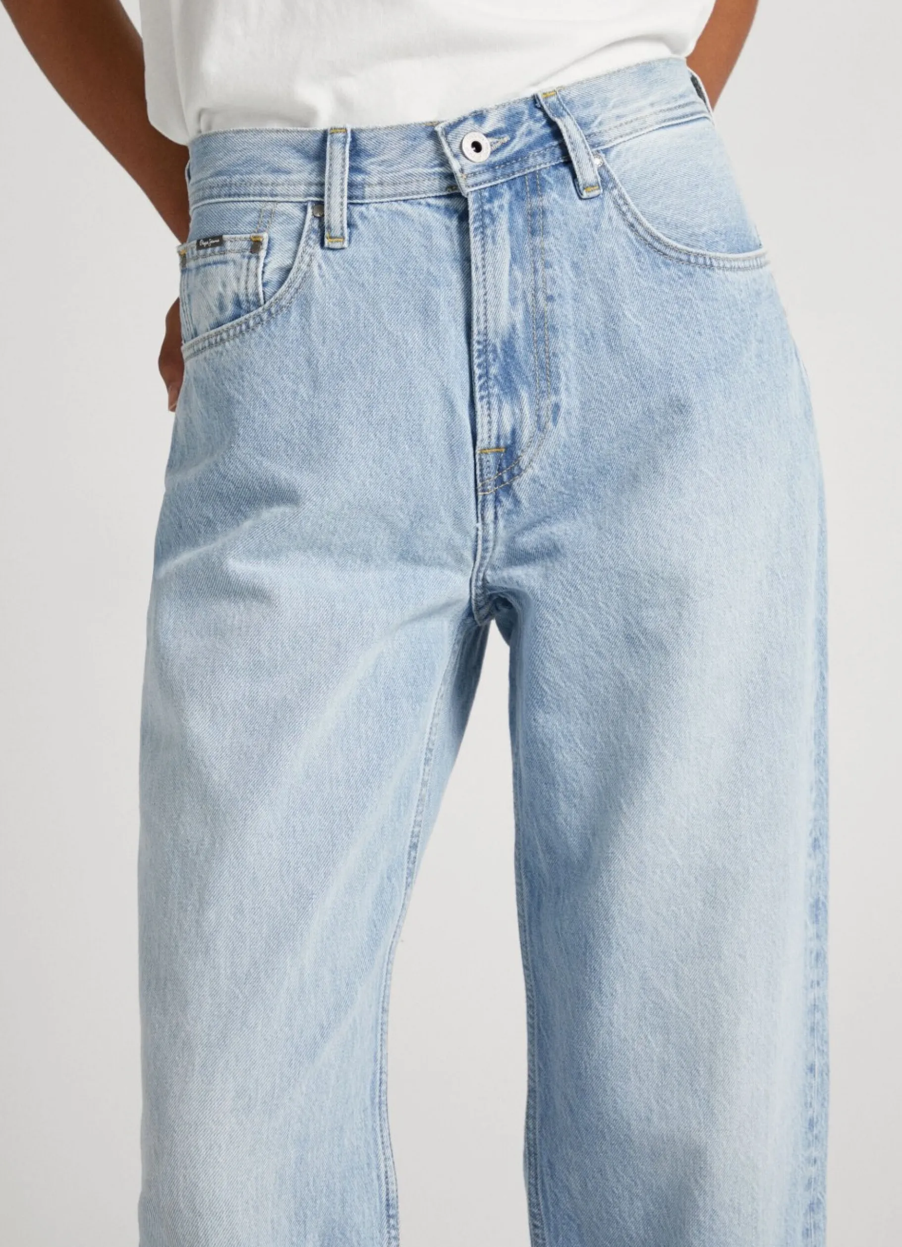 Women Pepe Jeans Dover Relaxed Fit High-Rise Jeans