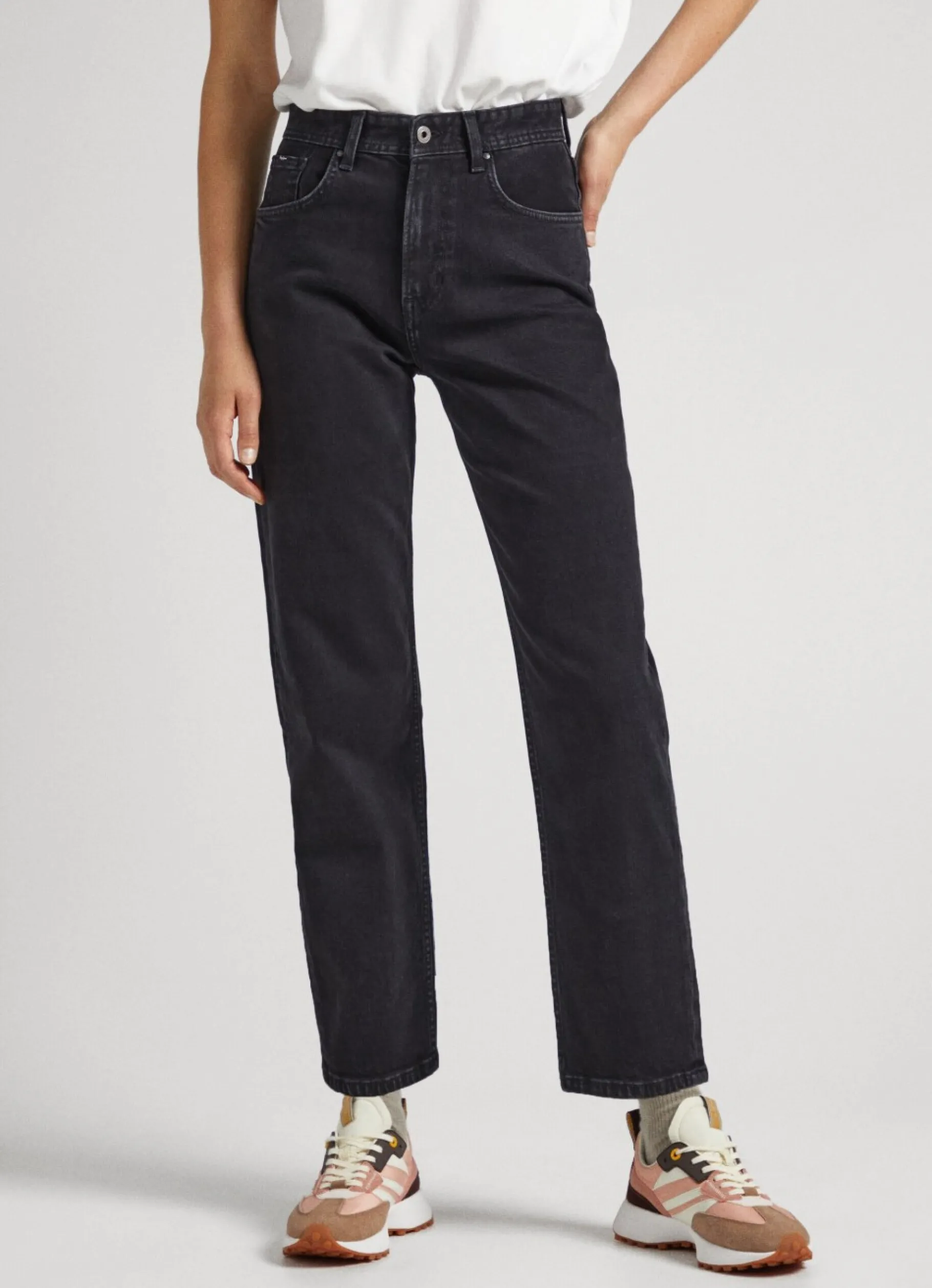 Women Pepe Jeans Dover Relaxed Fit High-Rise Jeans