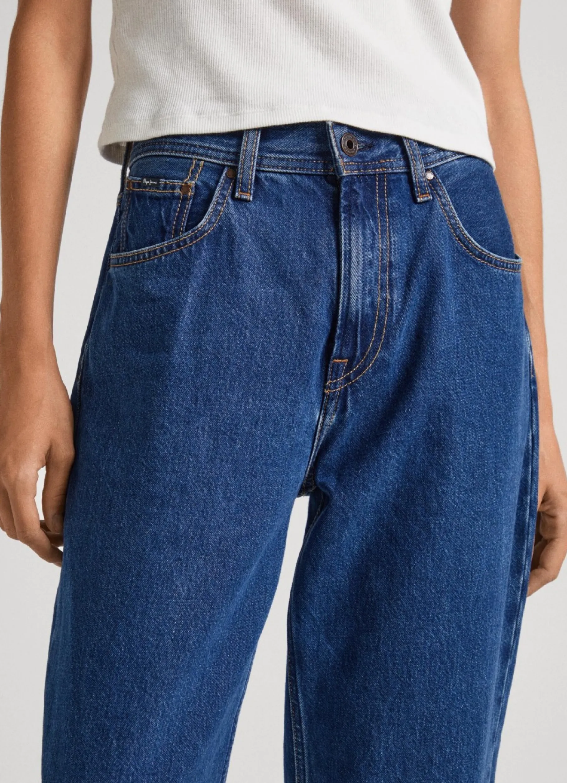 Women Pepe Jeans Dover Relaxed Fit High-Rise Jeans