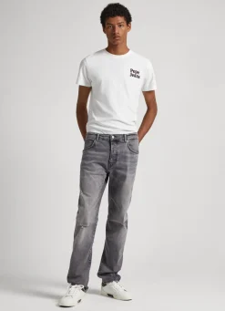 Men Pepe Jeans Easton Relaxed Fit Drop-Rise Jeans