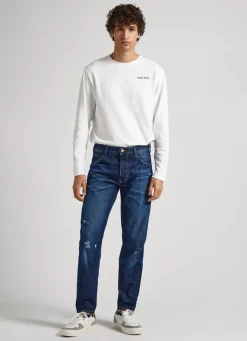 Men Pepe Jeans Easton Relaxed Fit Drop-Waist Jeans
