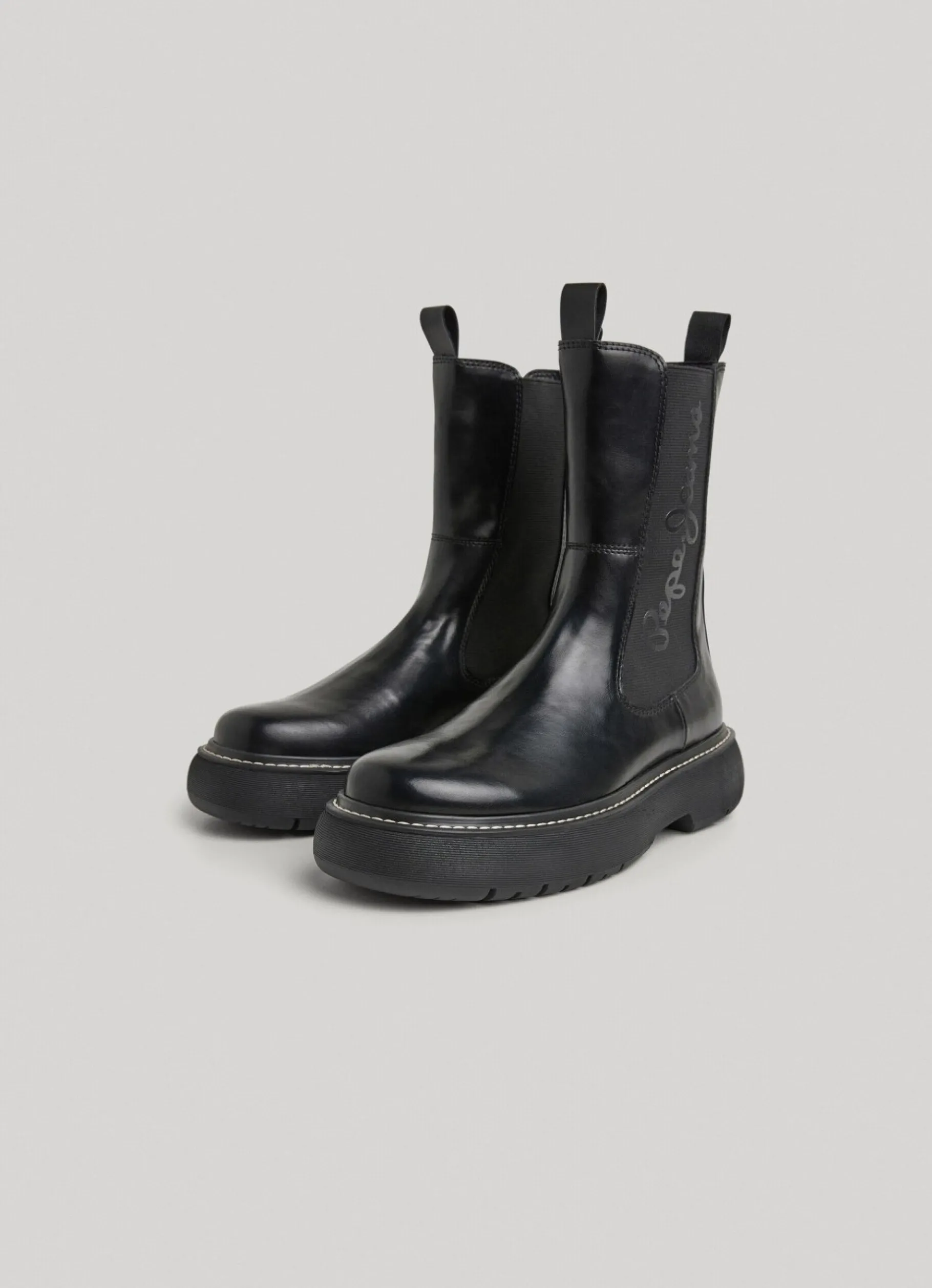 Women Pepe Jeans Elasticated Mid-Calf Boots
