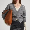 Women Pepe Jeans Embossed Logo Tote Bag