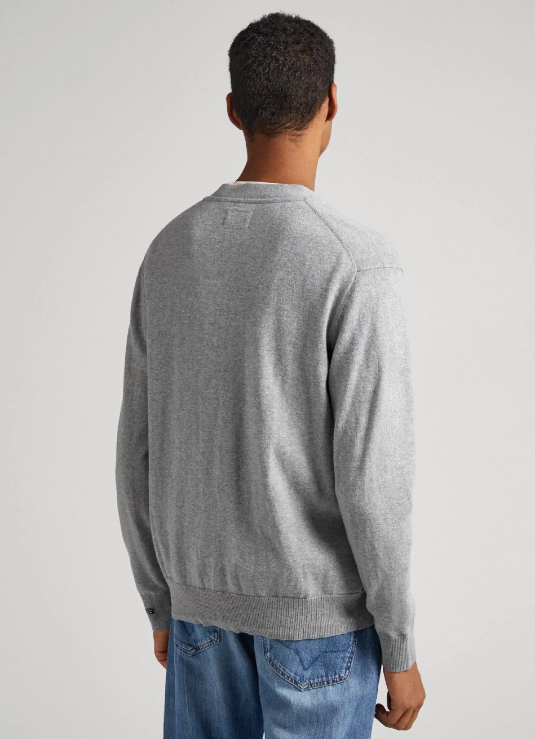 Men Pepe Jeans Embroidered Logo Cardigan