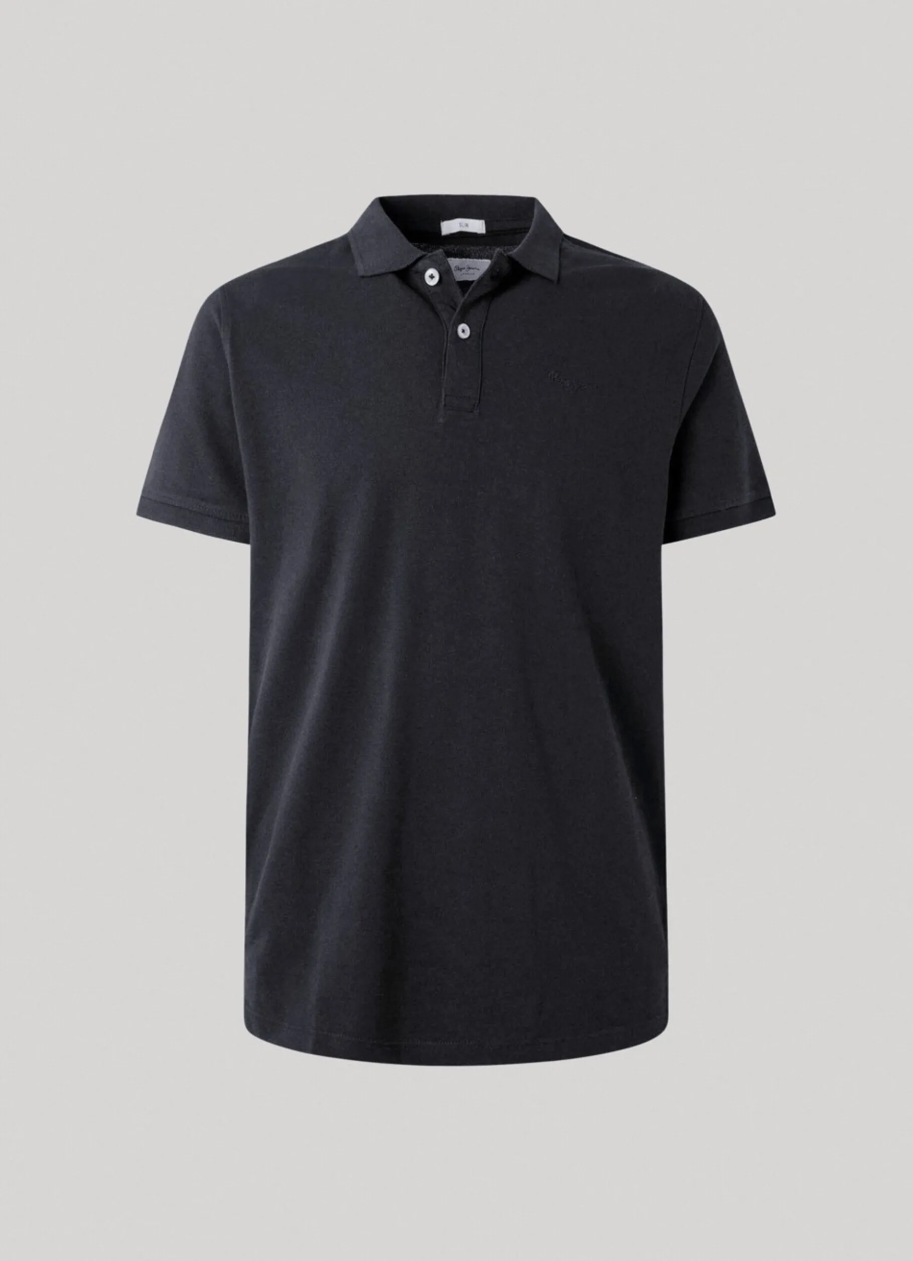 Men Pepe Jeans Embroidered Logo Cotton Pique Polo