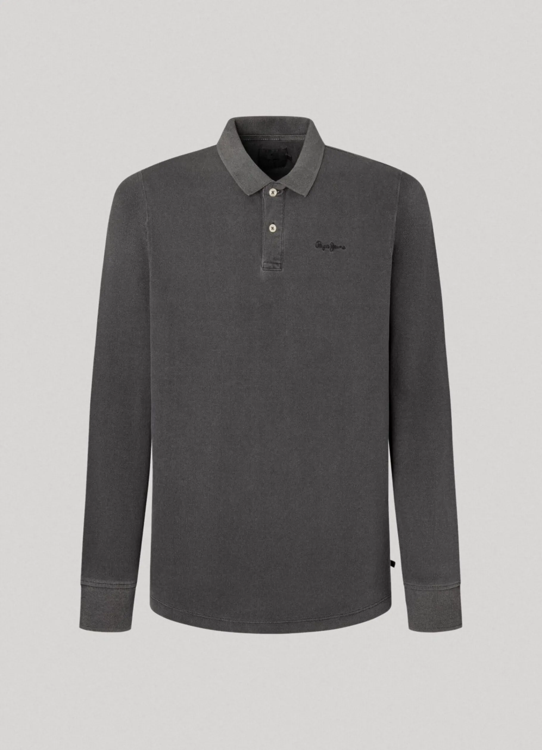 Men Pepe Jeans Embroidered Logo Pique Polo Shirt