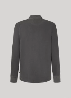 Men Pepe Jeans Embroidered Logo Pique Polo Shirt