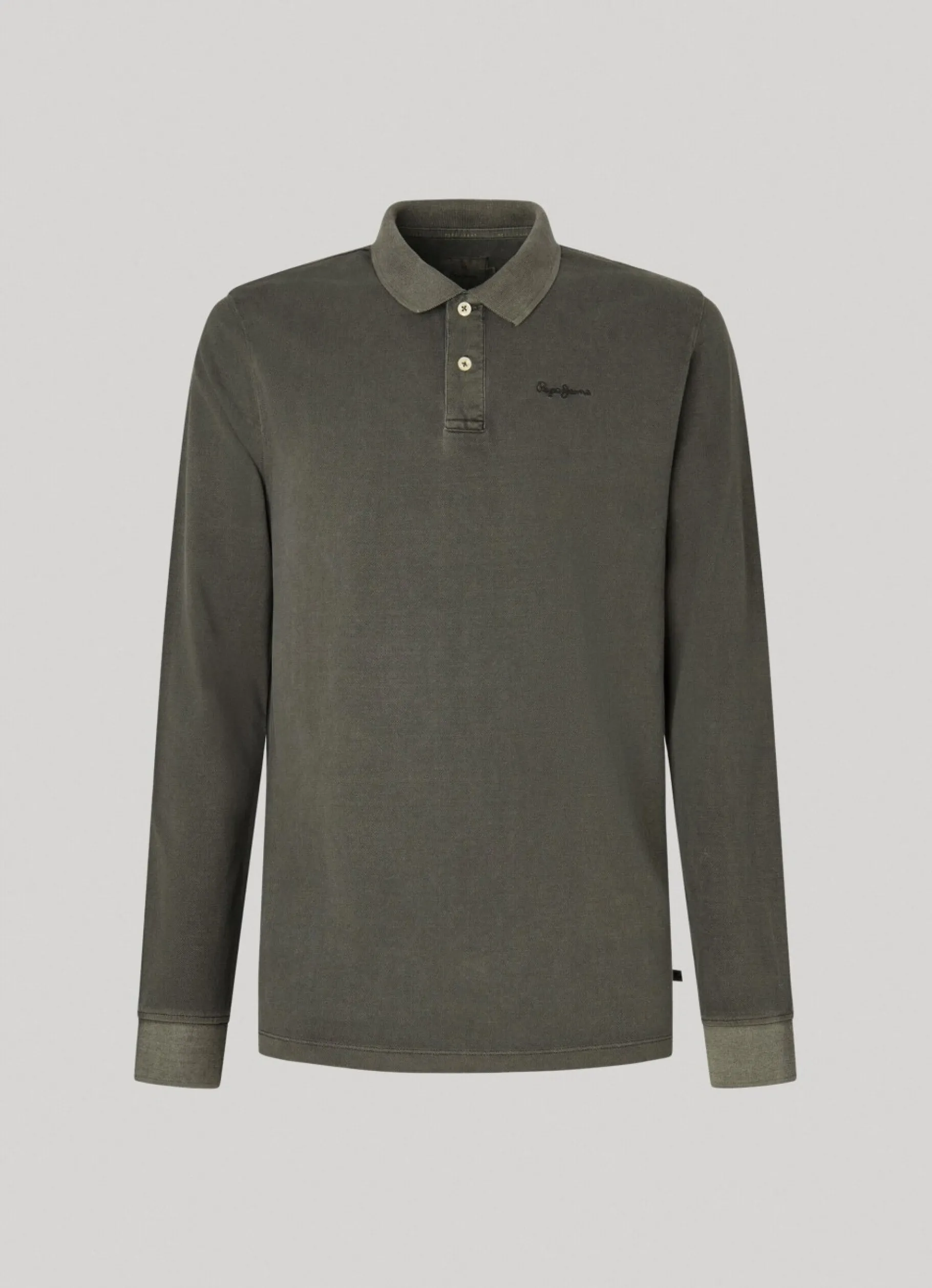 Men Pepe Jeans Embroidered Logo Pique Polo Shirt