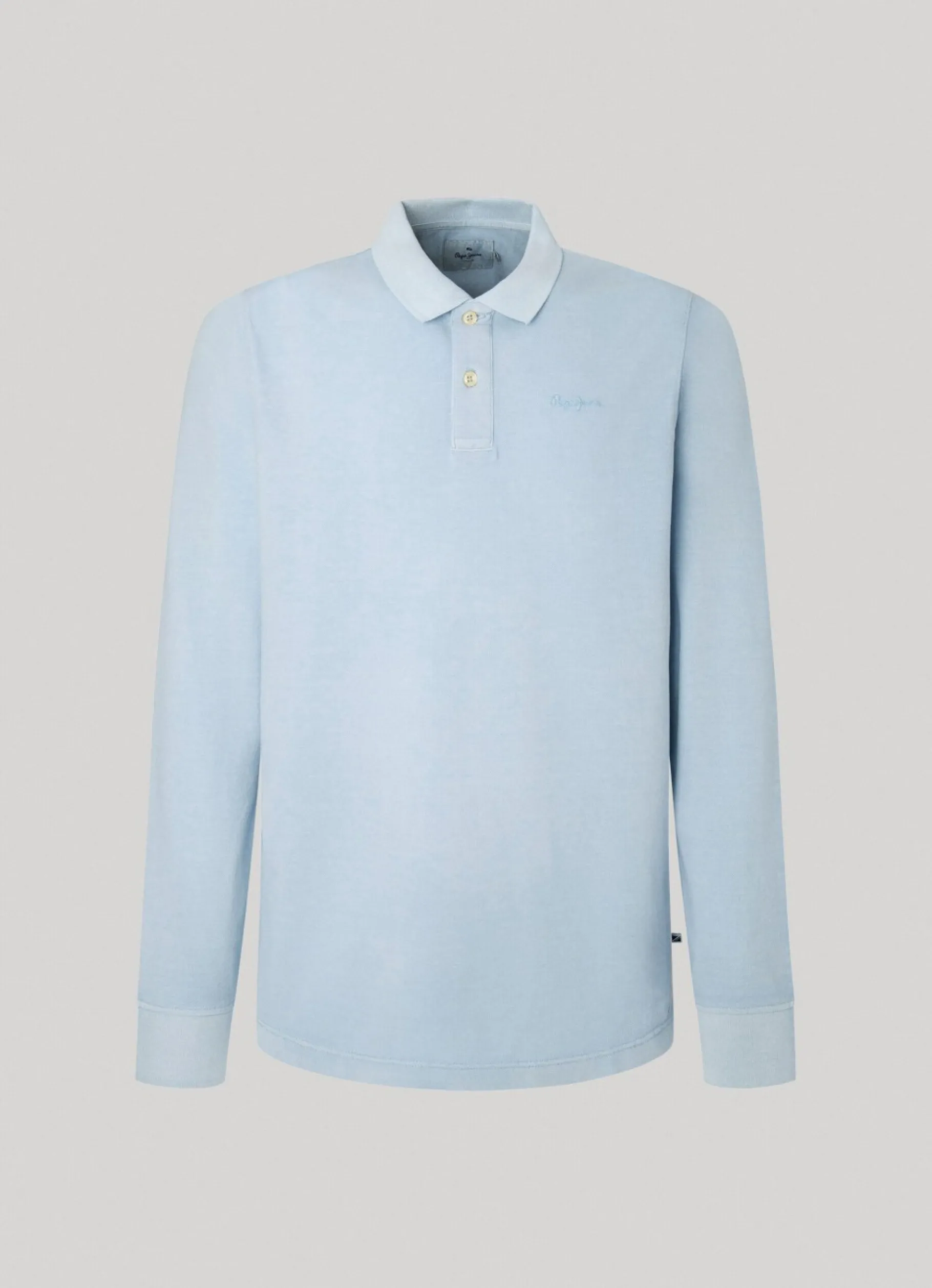 Men Pepe Jeans Embroidered Logo Pique Polo Shirt