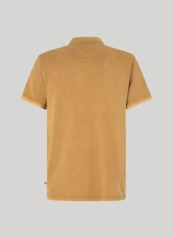 Men Pepe Jeans Embroidered Logo Pique Polo Shirt