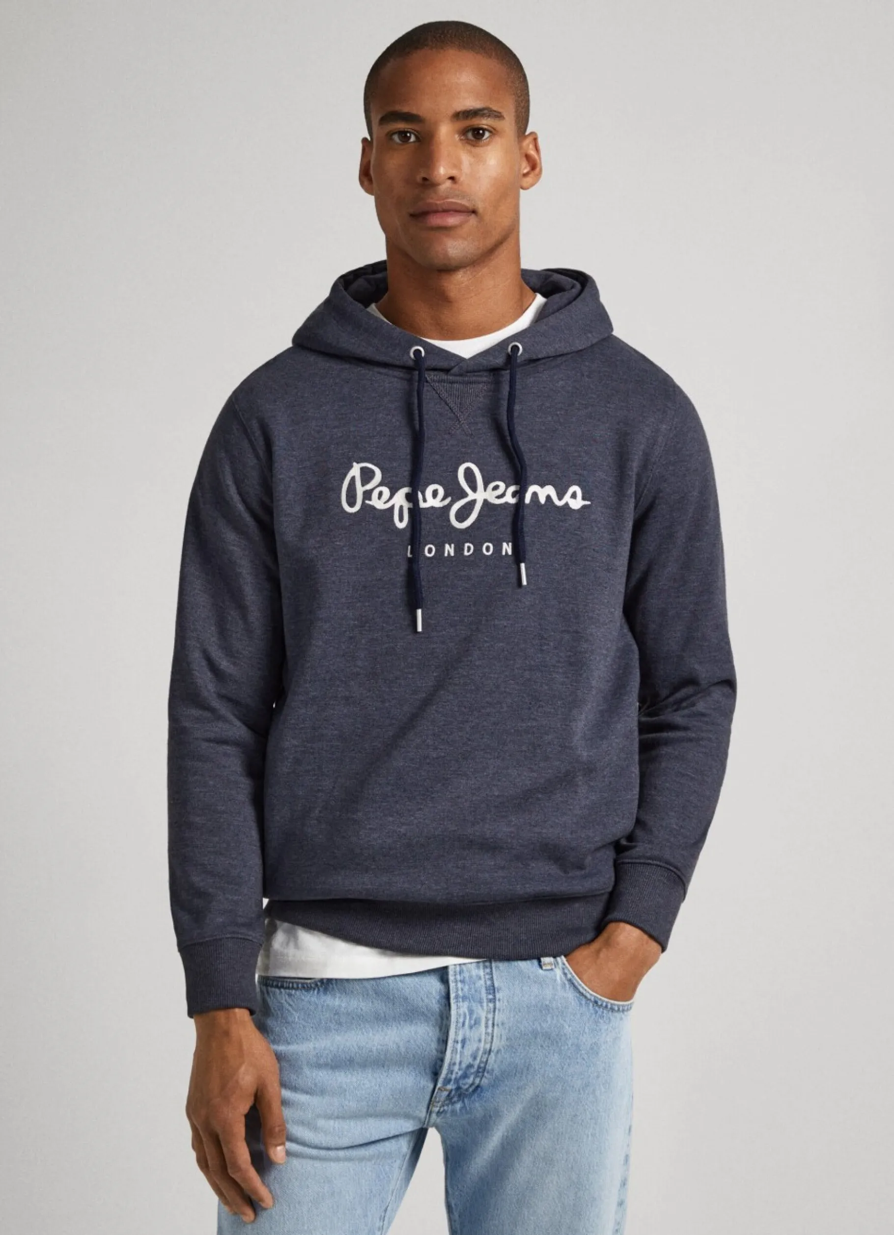 Men Pepe Jeans Embroidered Logo Sweatshirt
