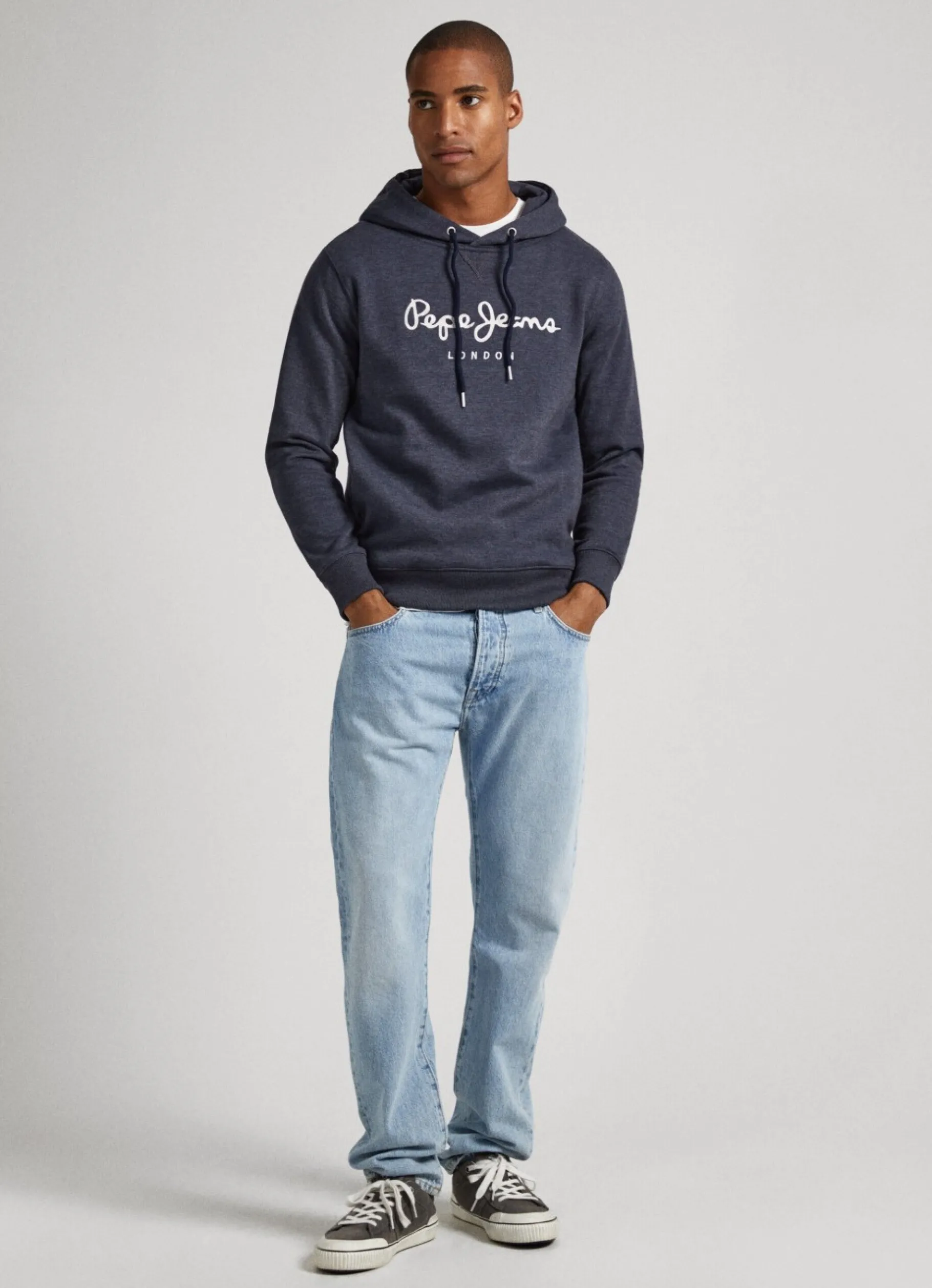 Men Pepe Jeans Embroidered Logo Sweatshirt