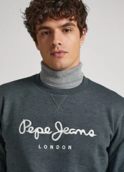 Men Pepe Jeans Embroidered Logo Sweatshirt