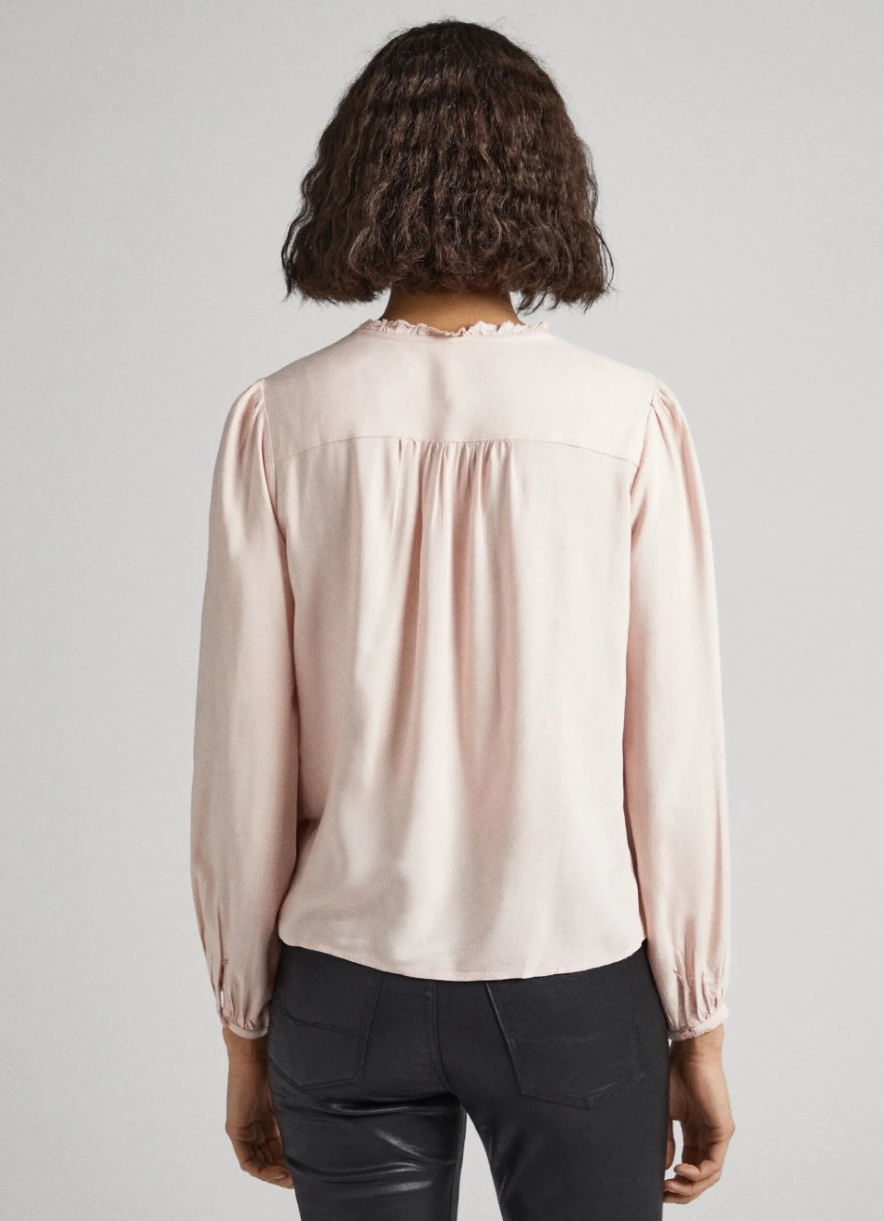 Women Pepe Jeans Embroidered Romantic Cut Blouse