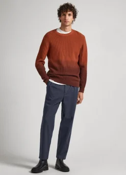 Men Pepe Jeans Fade Effect Colour Block Knit