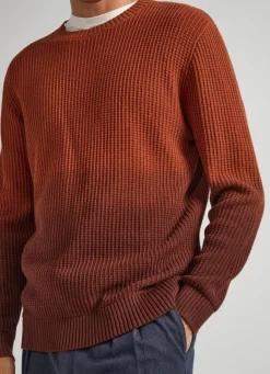 Men Pepe Jeans Fade Effect Colour Block Knit