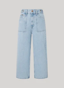 Women Pepe Jeans Febee Wide Fit High-Rise Jeans