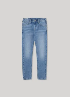 Boy Pepe Jeans Finly Skinny Fit Low-Rise Jeans