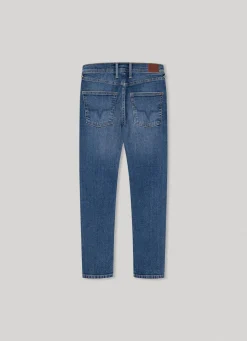 Boy Pepe Jeans Finly Skinny Fit Low-Rise Jeans