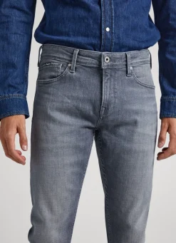 Men Pepe Jeans Finsbury Skinny Fit Low-Rise Jeans