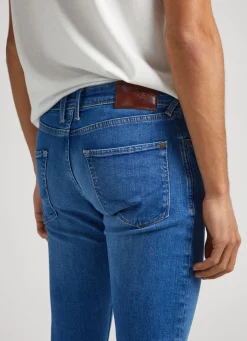 Men Pepe Jeans Finsbury Skinny Fit Low-Rise Jeans