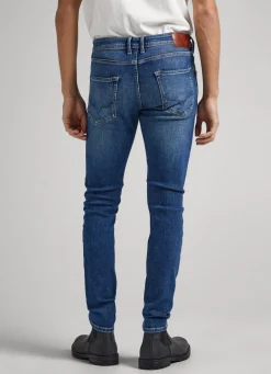 Men Pepe Jeans Finsbury Skinny Fit Low-Rise Jeans