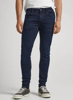 Men Pepe Jeans Finsbury Skinny Fit Low-Rise Jeans