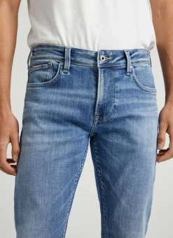 Men Pepe Jeans Finsbury Skinny Fit Low-Rise Jeans