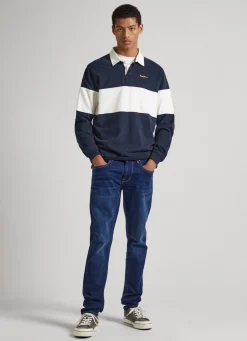 Men Pepe Jeans Finsbury Skinny Fit Low-Rise Jeans