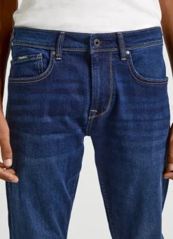 Men Pepe Jeans Finsbury Skinny Fit Low-Rise Jeans