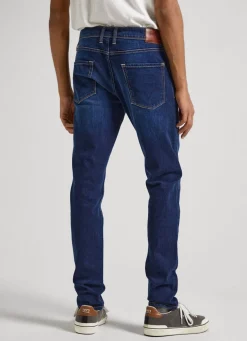 Men Pepe Jeans Finsbury Skinny Fit Low-Rise Jeans