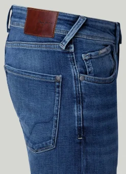 Men Pepe Jeans Finsbury Skinny Fit Low-Rise Jeans