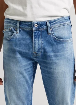 Men Pepe Jeans Finsbury Skinny Fit Low-Rise Jeans