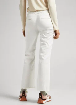 Women Pepe Jeans Flare Fit Chino Trousers