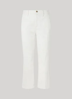 Women Pepe Jeans Flare Fit Chino Trousers