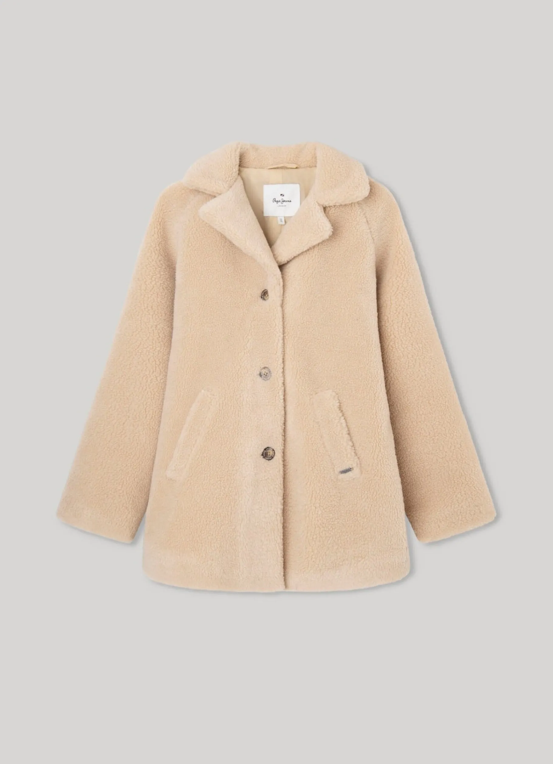 Girl Pepe Jeans Fleece Coat