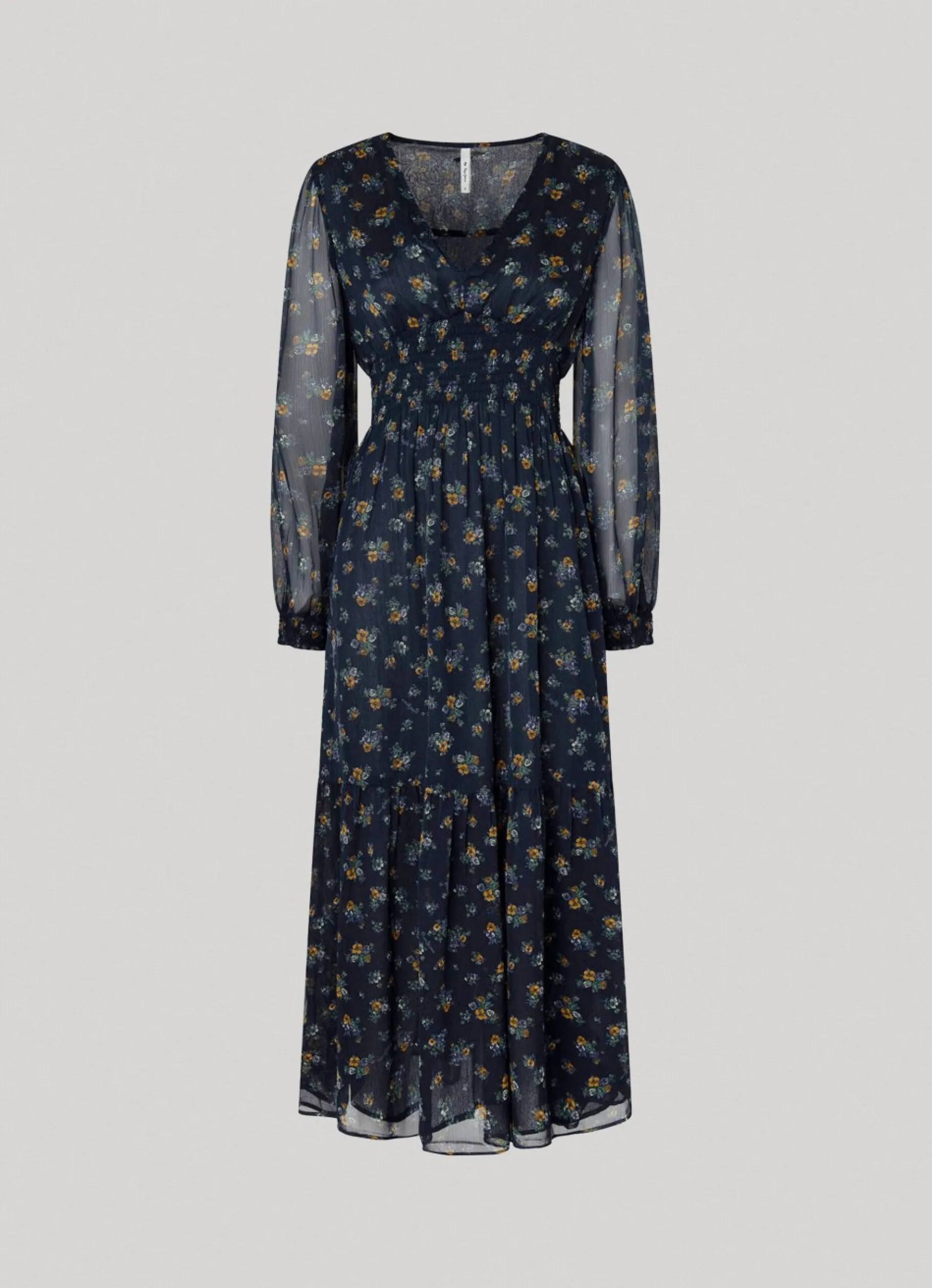 Women Pepe Jeans Floral Chiffon Dress