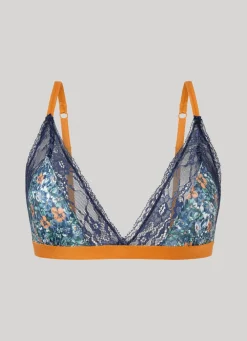 Women Pepe Jeans Floral Cotton Bra