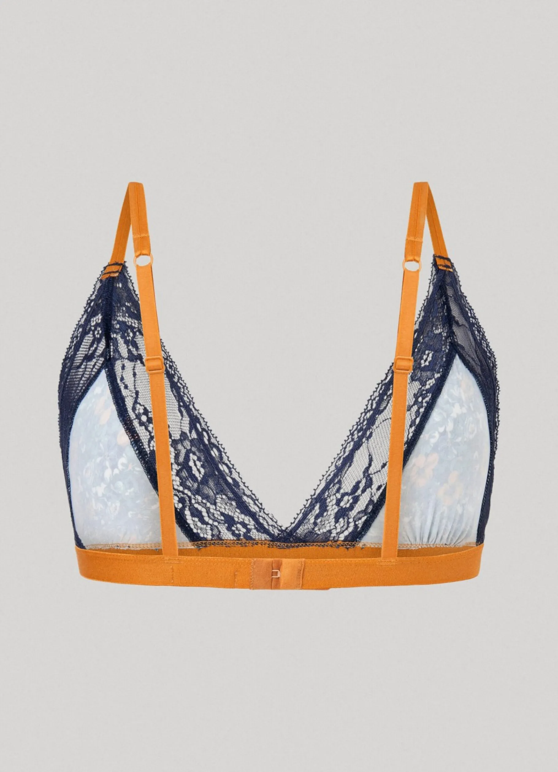 Women Pepe Jeans Floral Cotton Bra