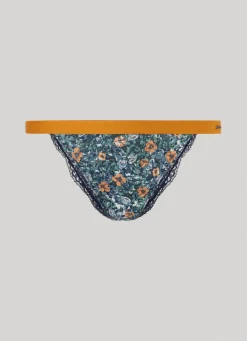 Women Pepe Jeans Floral Cotton Thong