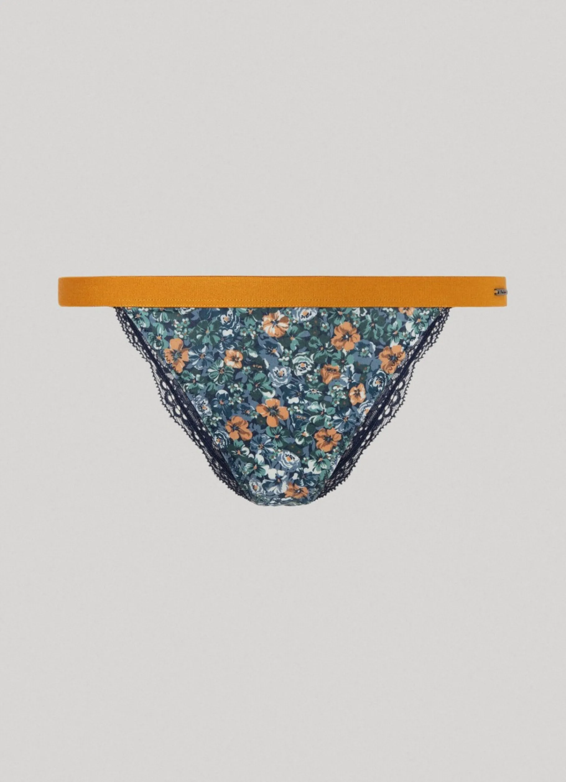 Women Pepe Jeans Floral Cotton Thong