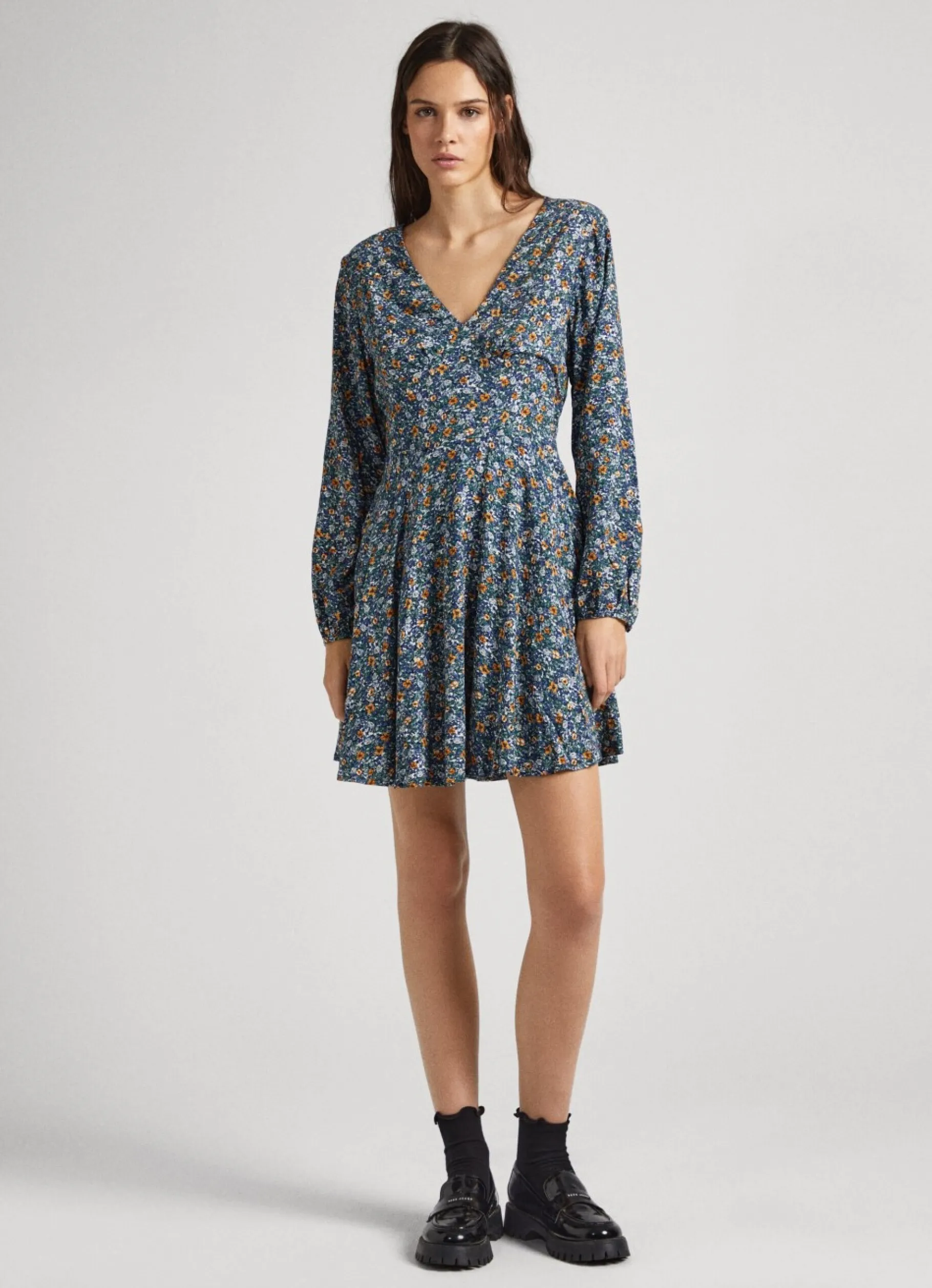 Women Pepe Jeans Floral Dobby Dress